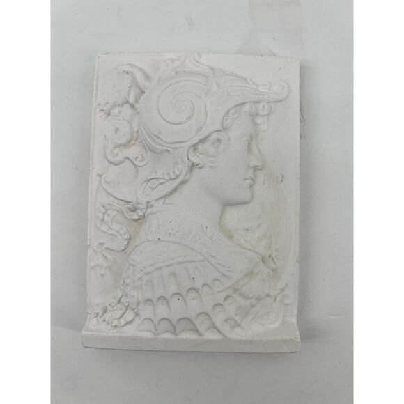 Vintage Renaissance Plaster Relief Roman Soldier - Picture 6 of 6